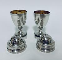 Pair of 18th Century Georgian Solid Sterling Silver Salt and Pepper Shakers Pepperettes (6 of 12) Pair of 18th Century Georgian Solid Sterling Silver Salt and Pepper Shakers Pepperettes (6 of 12)