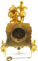 Superb Timepiece Mantle Clock - Antique 8 Day French Poet Figural Ormolu Mantel Clock (8 of 11) Superb Timepiece Mantle Clock - Antique 8 Day French Poet Figural Ormolu Mantel Clock (8 of 11)