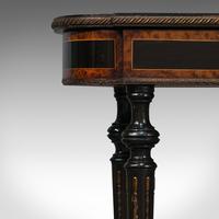 Antique Napoleon III Side Table, French, Etagere, Burr Walnut, Sewing c.1870 (11 of 12) Antique Napoleon III Side Table, French, Etagere, Burr Walnut, Sewing c.1870 (11 of 12)