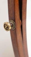 George III Mahogany Serpentine fronted, shield dressing table mirror (6 of 16) George III Mahogany Serpentine fronted, shield dressing table mirror (6 of 16)