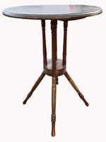 Lovely Circular Walnut Arts & Crafts Wine Table (5 of 6) Lovely Circular Walnut Arts & Crafts Wine Table (5 of 6)