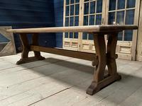 Large French Bleached Oak Refectory Farmhouse Dining Table (7 of 25) Large French Bleached Oak Refectory Farmhouse Dining Table (7 of 25)
