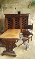 Italian Neo Renaissance Desk, Study Furniture Gothic (9 of 10) Italian Neo Renaissance Desk, Study Furniture Gothic (9 of 10)