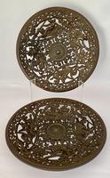 Pair of 19th Century Coalbrookdale Cast Iron Plates c.1880 (6 of 6) Pair of 19th Century Coalbrookdale Cast Iron Plates c.1880 (6 of 6)