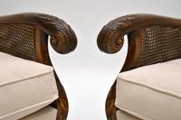 Pair of Antique Swedish Satin Birch Bergere Armchairs (6 of 12) Pair of Antique Swedish Satin Birch Bergere Armchairs (6 of 12)