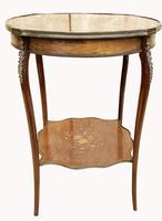 Wonderful Victorian Marquetry Occasional Table (7 of 8) Wonderful Victorian Marquetry Occasional Table (7 of 8)