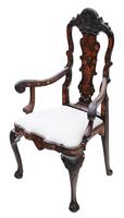 18th Century Dutch Marquetry Elbow Armchair (2 of 7) 18th Century Dutch Marquetry Elbow Armchair (2 of 7)