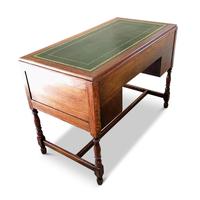Lovely Little Vintage Desk with Green Leather Top & Drawers c.1970 (8 of 8) Lovely Little Vintage Desk with Green Leather Top & Drawers c.1970 (8 of 8)