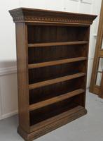 Arts & Crafts Open Oak Bookcase with Secret Compartment (2 of 7) Arts & Crafts Open Oak Bookcase with Secret Compartment (2 of 7)