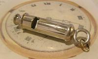 Vintage Pocket Watch Chain Fob 1940s Silver Chrome Railway Or Police Whistle Fob (6 of 7) Vintage Pocket Watch Chain Fob 1940s Silver Chrome Railway Or Police Whistle Fob (6 of 7)