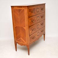 Antique Neoclassical Style Inlaid Marquetry Chest of Drawers (10 of 11) Antique Neoclassical Style Inlaid Marquetry Chest of Drawers (10 of 11)
