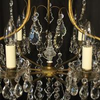 French Gilded & Crystal Birdcage 7 Light Antique Chandelier (8 of 10) French Gilded & Crystal Birdcage 7 Light Antique Chandelier (8 of 10)