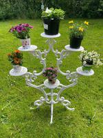 Victorian 19th Century Garden Cast Iron Painted White 6 Branch Plant Stand (4 of 47) Victorian 19th Century Garden Cast Iron Painted White 6 Branch Plant Stand (4 of 47)