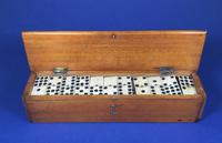Late Victorian Long Domino Set in it’s original mahogany box (6 of 13) Late Victorian Long Domino Set in it’s original mahogany box (6 of 13)