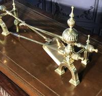 Quality Brass Andirons & Companion Set (2 of 17) Quality Brass Andirons & Companion Set (2 of 17)