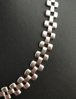 Antique Victorian Silver Collar Necklace, Brick Link (4 of 12) Antique Victorian Silver Collar Necklace, Brick Link (4 of 12)