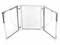Simple Simon Patent Campaign Style Silver Plated Folding Photo Frame (2 of 7) Simple Simon Patent Campaign Style Silver Plated Folding Photo Frame (2 of 7)