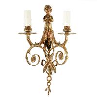 Set of Four Gilt Brass Wall Lights (4 of 8) Set of Four Gilt Brass Wall Lights (4 of 8)