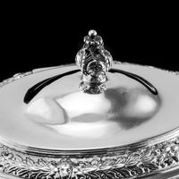 Rare Antique Solid Silver Cellini Tea Caddy Box - Mappin & Webb 1902 (18 of 28) Rare Antique Solid Silver Cellini Tea Caddy Box - Mappin & Webb 1902 (18 of 28)