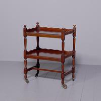Mahogany Two - Tier Trolley (1 of 8)
