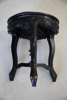 Ebonised Small Stool (9 of 12) Ebonised Small Stool (9 of 12)