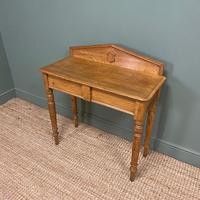 Quality Victorian Golden Oak Antique Hall Table (4 of 7) Quality Victorian Golden Oak Antique Hall Table (4 of 7)