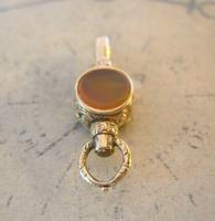 Goergian Pocket Watch Chain Fob 1830s Antique 10ct Gold Filled Stone Set Fob (8 of 9) Goergian Pocket Watch Chain Fob 1830s Antique 10ct Gold Filled Stone Set Fob (8 of 9)