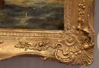 Coastal scene oil painting by Joseph W Yarnold (5 of 6) Coastal scene oil painting by Joseph W Yarnold (5 of 6)
