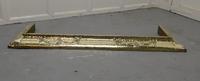 Large Arts Nouveau Victorian Brass Fender (2 of 6) Large Arts Nouveau Victorian Brass Fender (2 of 6)