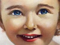 20th Century Oil Painting Portrait Girl With Curly Hair "The Happy Smile" (6 of 19) 20th Century Oil Painting Portrait Girl With Curly Hair "The Happy Smile" (6 of 19)