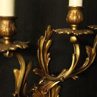 French Pair Of Bronze Antique Wall Sconces (6 of 8) French Pair Of Bronze Antique Wall Sconces (6 of 8)