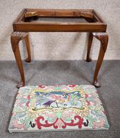 Carved Walnut Cabriole Leg Stool in the Queen Anne Style (4 of 8) Carved Walnut Cabriole Leg Stool in the Queen Anne Style (4 of 8)