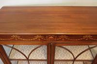 Edwardian Mahogany Inlaid Glass Display Cabinet (9 of 10) Edwardian Mahogany Inlaid Glass Display Cabinet (9 of 10)