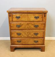 Burr Walnut Bachelors Chest of Drawers