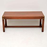 Military Campaign Mahogany & Brass Coffee Table (7 of 8) Military Campaign Mahogany & Brass Coffee Table (7 of 8)