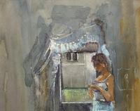 Stunning 20th Century Watercolour & Pastel Portrait Painting in Art Deco Manner (6 of 11) Stunning 20th Century Watercolour & Pastel Portrait Painting in Art Deco Manner (6 of 11)
