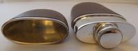 1930's James Dixon Spectacle Case Silver Plated Leather Bound Glass Hip Flask (7 of 7) 1930's James Dixon Spectacle Case Silver Plated Leather Bound Glass Hip Flask (7 of 7)
