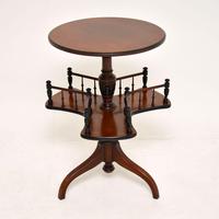 Antique Victorian Mahogany Occasional Table Bookstand (2 of 7) Antique Victorian Mahogany Occasional Table Bookstand (2 of 7)