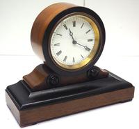 Great French Drum Head Mantel Clock Walnut & Ebonised Case on Balance by GVC (3 of 9) Great French Drum Head Mantel Clock Walnut & Ebonised Case on Balance by GVC (3 of 9)