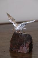 Cast Metal Painted Seagull on Marble Base (2 of 5) Cast Metal Painted Seagull on Marble Base (2 of 5)