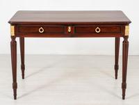 Very Good Quality French Mahogany 2 Drawer Side Table (4 of 11) Very Good Quality French Mahogany 2 Drawer Side Table (4 of 11)