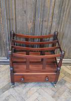 Georgian Mahogany Canterbury / Magazine Rack (2 of 7) Georgian Mahogany Canterbury / Magazine Rack (2 of 7)