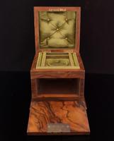 Antique Victorian walnut jewellery box, fitted (4 of 9) Antique Victorian walnut jewellery box, fitted (4 of 9)