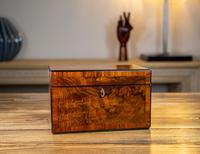 Twin Burr Walnut Tea Caddy 1870 (3 of 9) Twin Burr Walnut Tea Caddy 1870 (3 of 9)