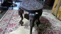 Antique Indian Carved Teak Elephant Table (3 of 6) Antique Indian Carved Teak Elephant Table (3 of 6)