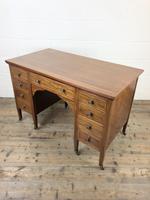 Antique Edwardian Inlaid Mahogany Desk (10 of 12) Antique Edwardian Inlaid Mahogany Desk (10 of 12)