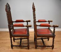 Pair of 1910 Oak Barley Twist Armchairs (3 of 15) Pair of 1910 Oak Barley Twist Armchairs (3 of 15)