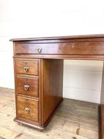 Small Antique Mahogany KneeHole Desk (4 of 9) Small Antique Mahogany KneeHole Desk (4 of 9)