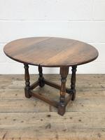 Small Antique Oak Drop Leaf Table (4 of 8) Small Antique Oak Drop Leaf Table (4 of 8)