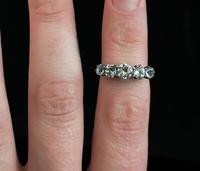 Antique paste half hoop ring, 9ct gold and silver (6 of 13) Antique paste half hoop ring, 9ct gold and silver (6 of 13)
